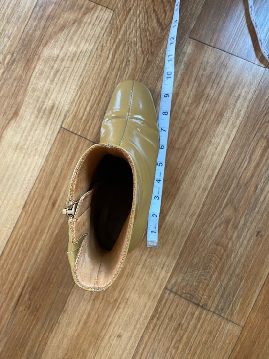 Sezane Axelle Ankle Boot in Honey Varnish - Picture 9 of 10